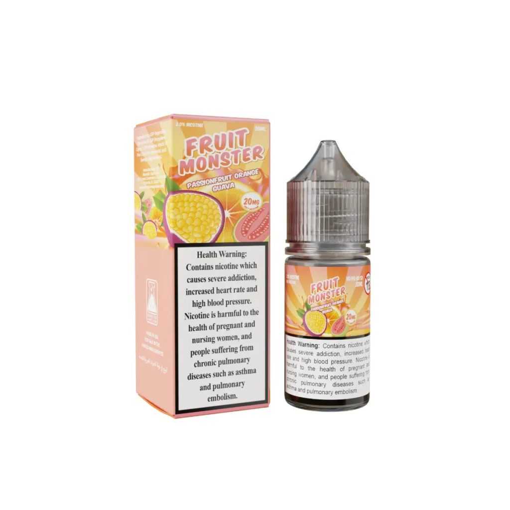 MONSTER VAPE LABS FRUIT MONSTER PASSIONFRUIT ORANGE GUAVA 20MG ML 30ML